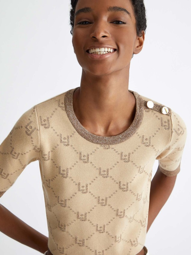 T-Shirt com Padrão