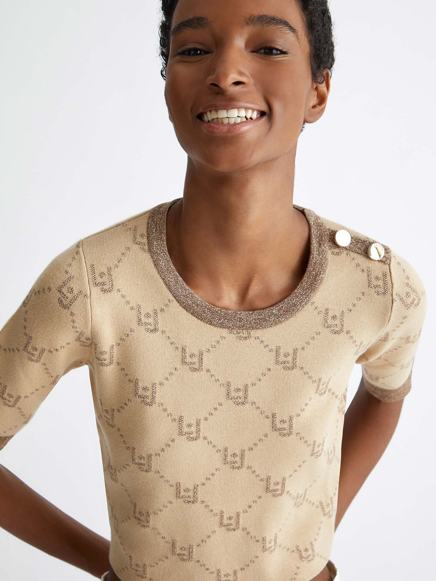 T-Shirt com Padrão