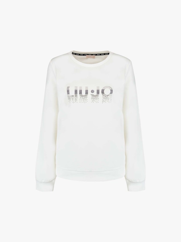 Sweatshirt com Strass