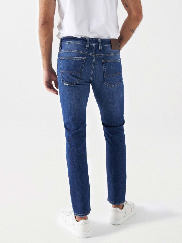 Calças de Ganga Slim Fit