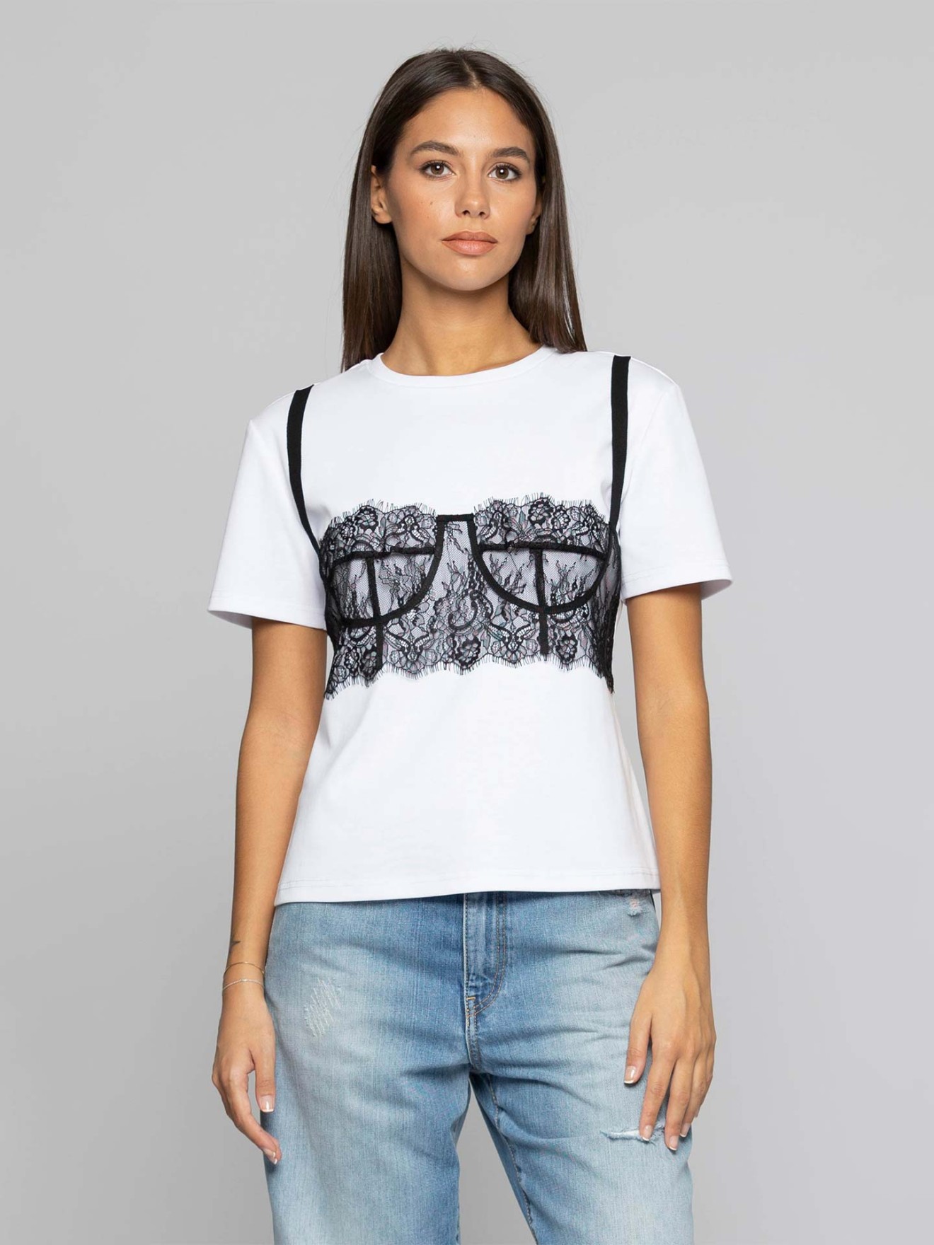 T-Shirt com Corset
