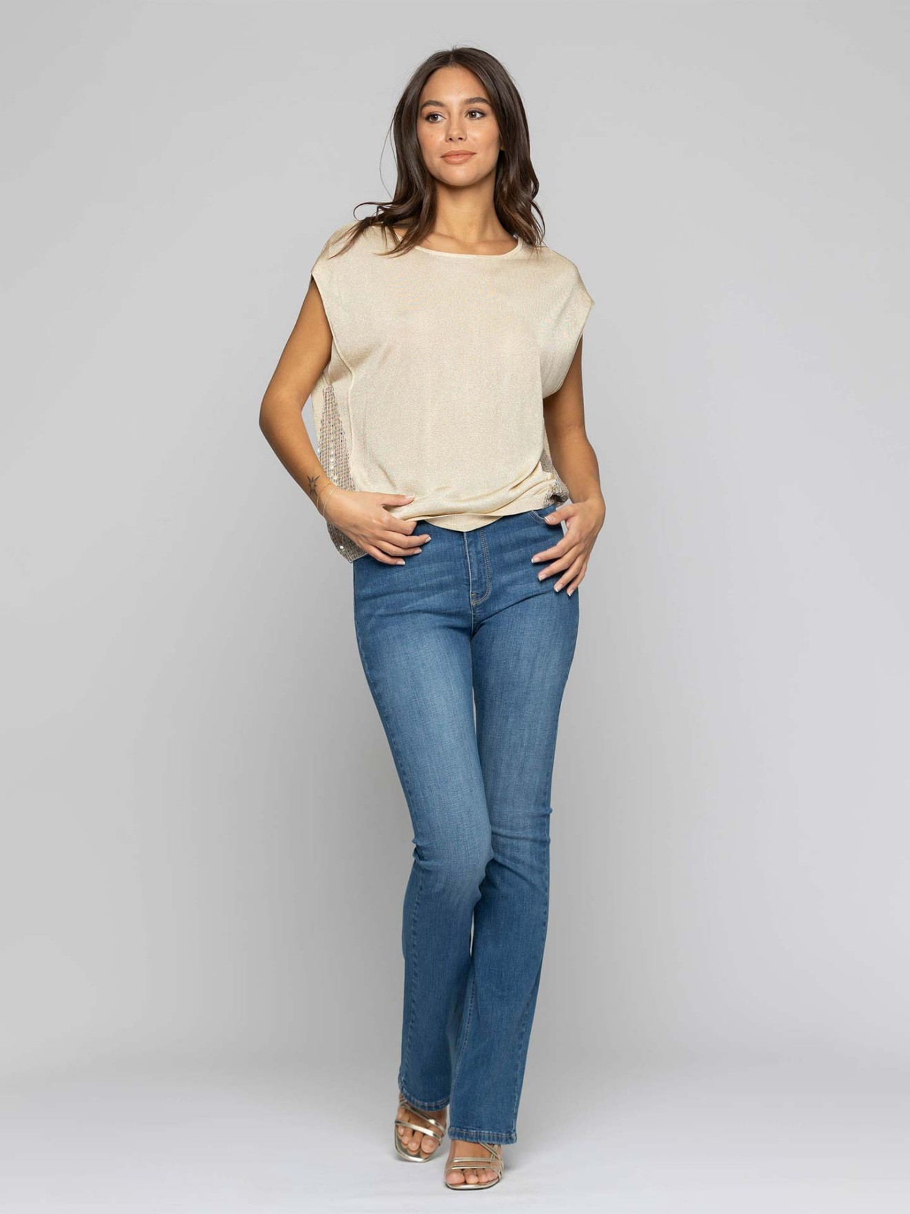 Blusa com Lantejoulas