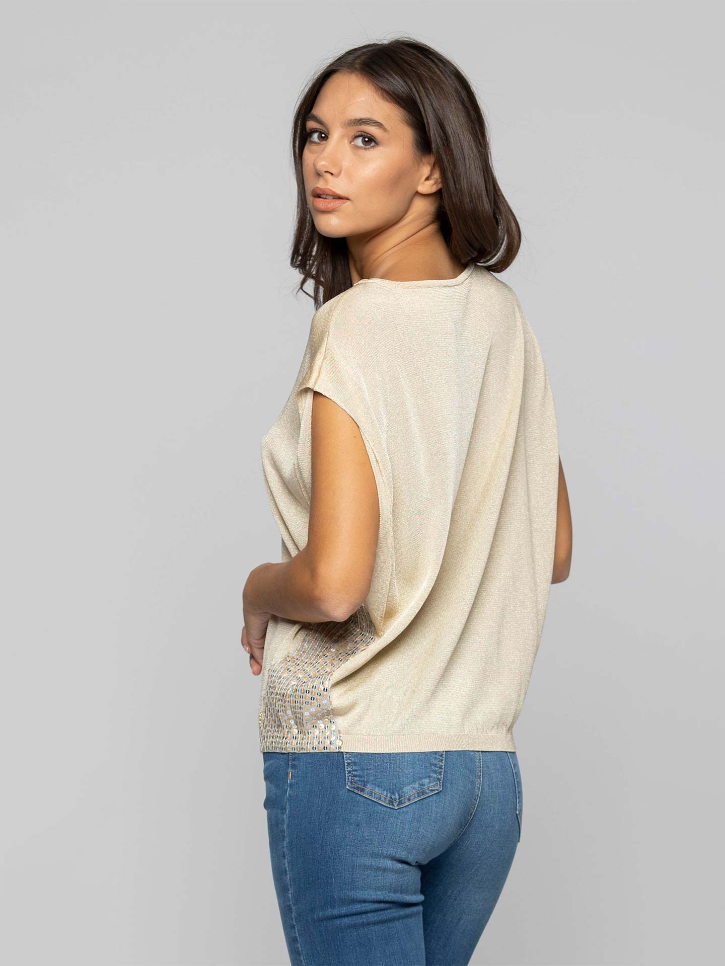 Blusa com Lantejoulas