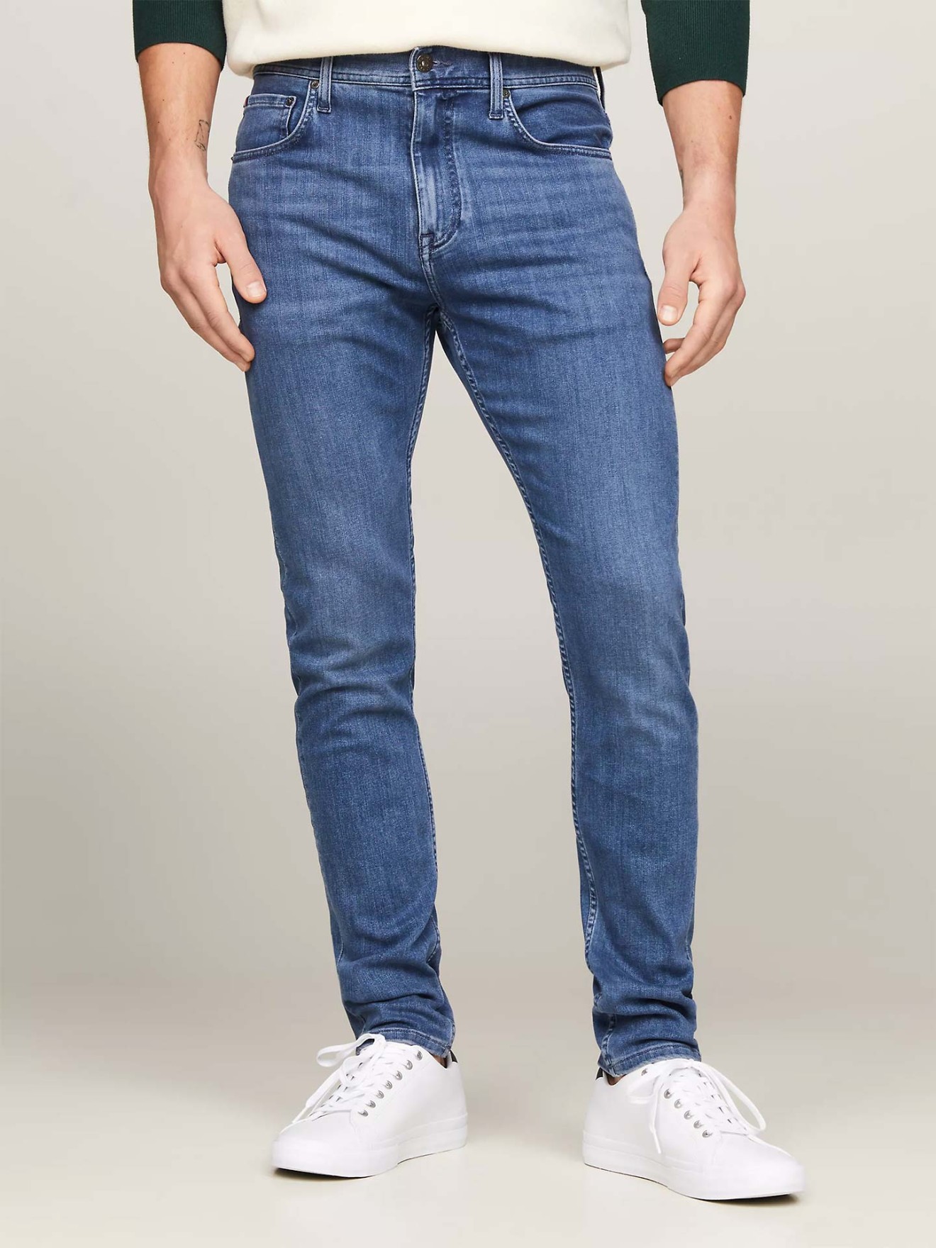 Calças de Ganga Slim Fit