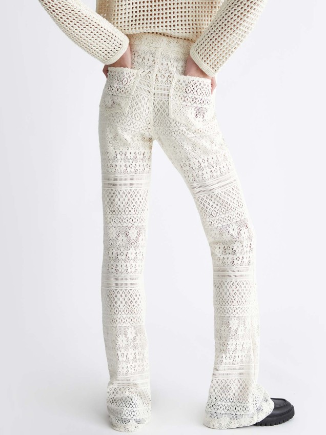Calças em Tricot