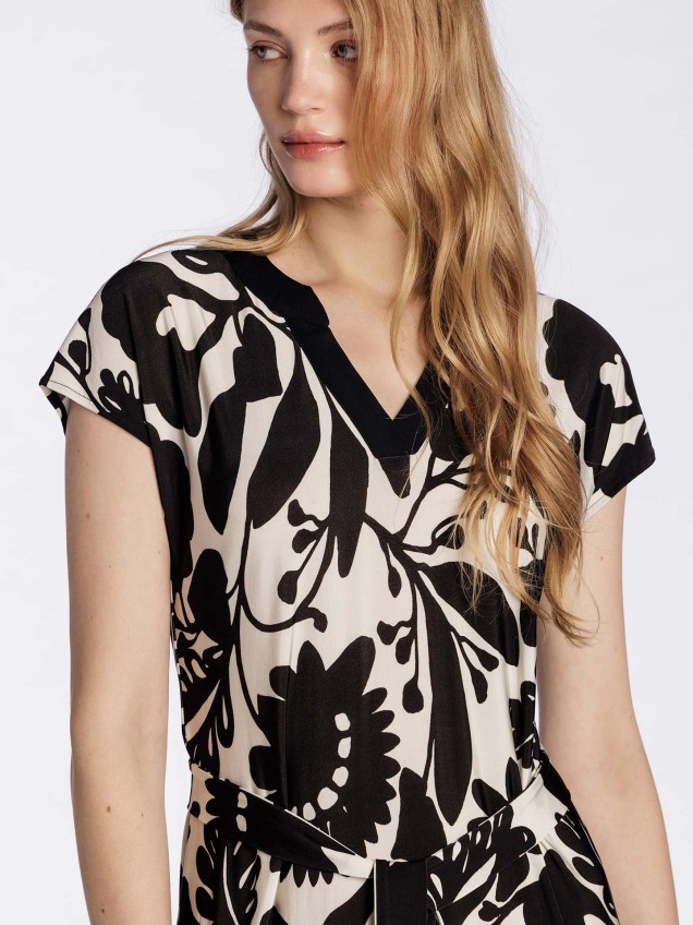 Vestido com Padrão