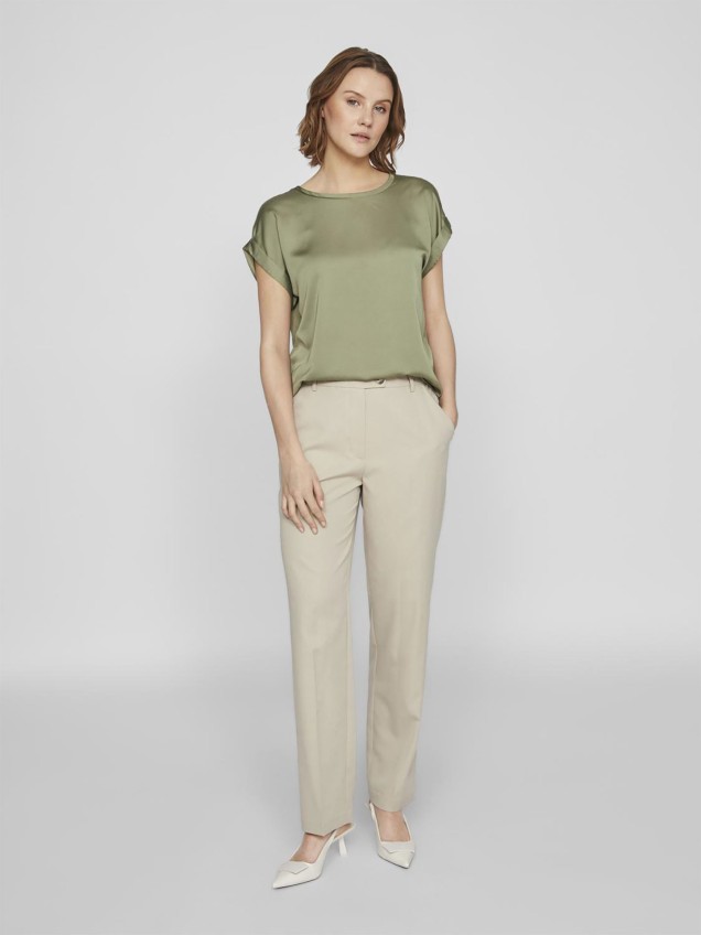 Blusa Acetinada
