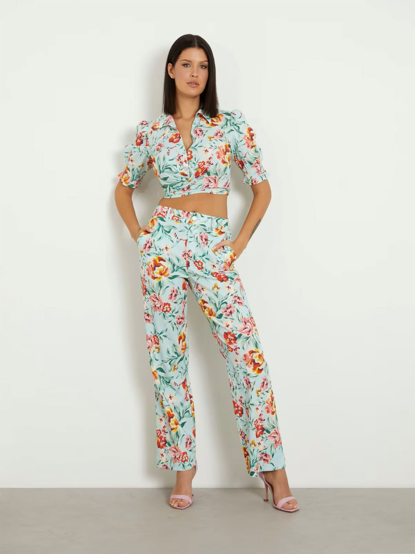 Calças Straight Fit