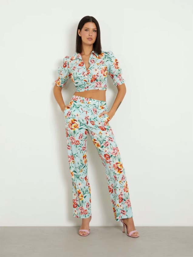 Calças Straight Fit