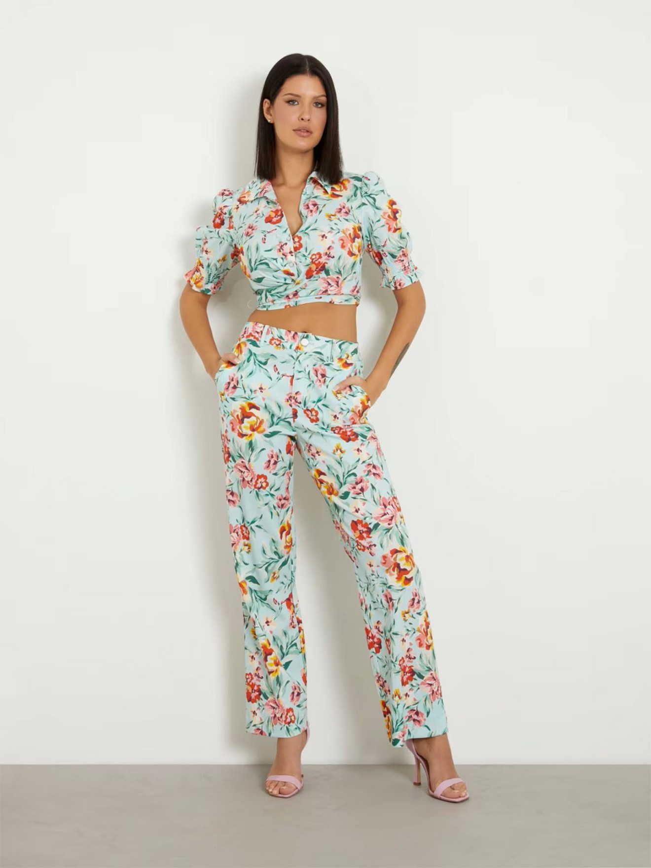 Calças Straight Fit