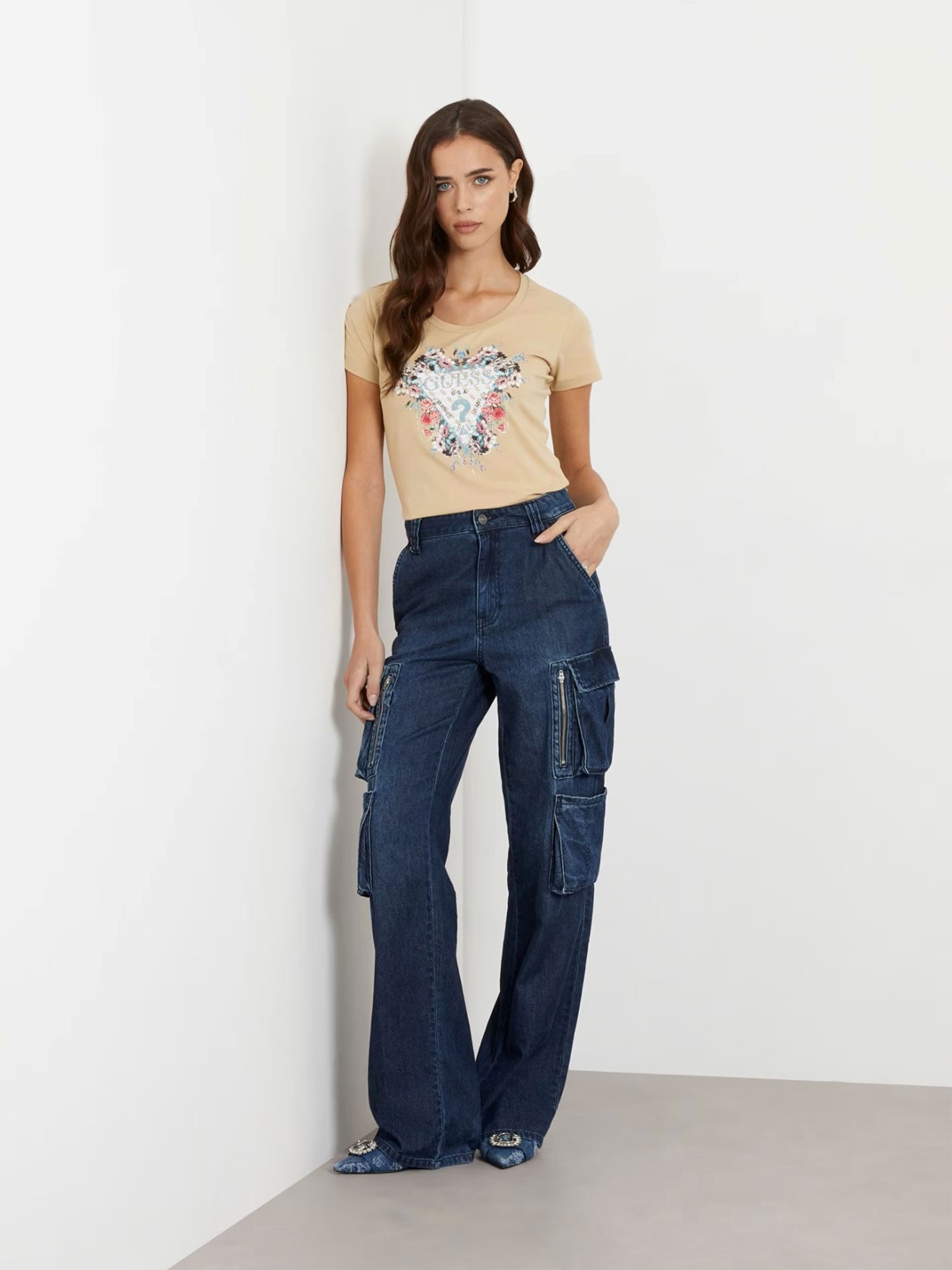 T-Shirt com Strass