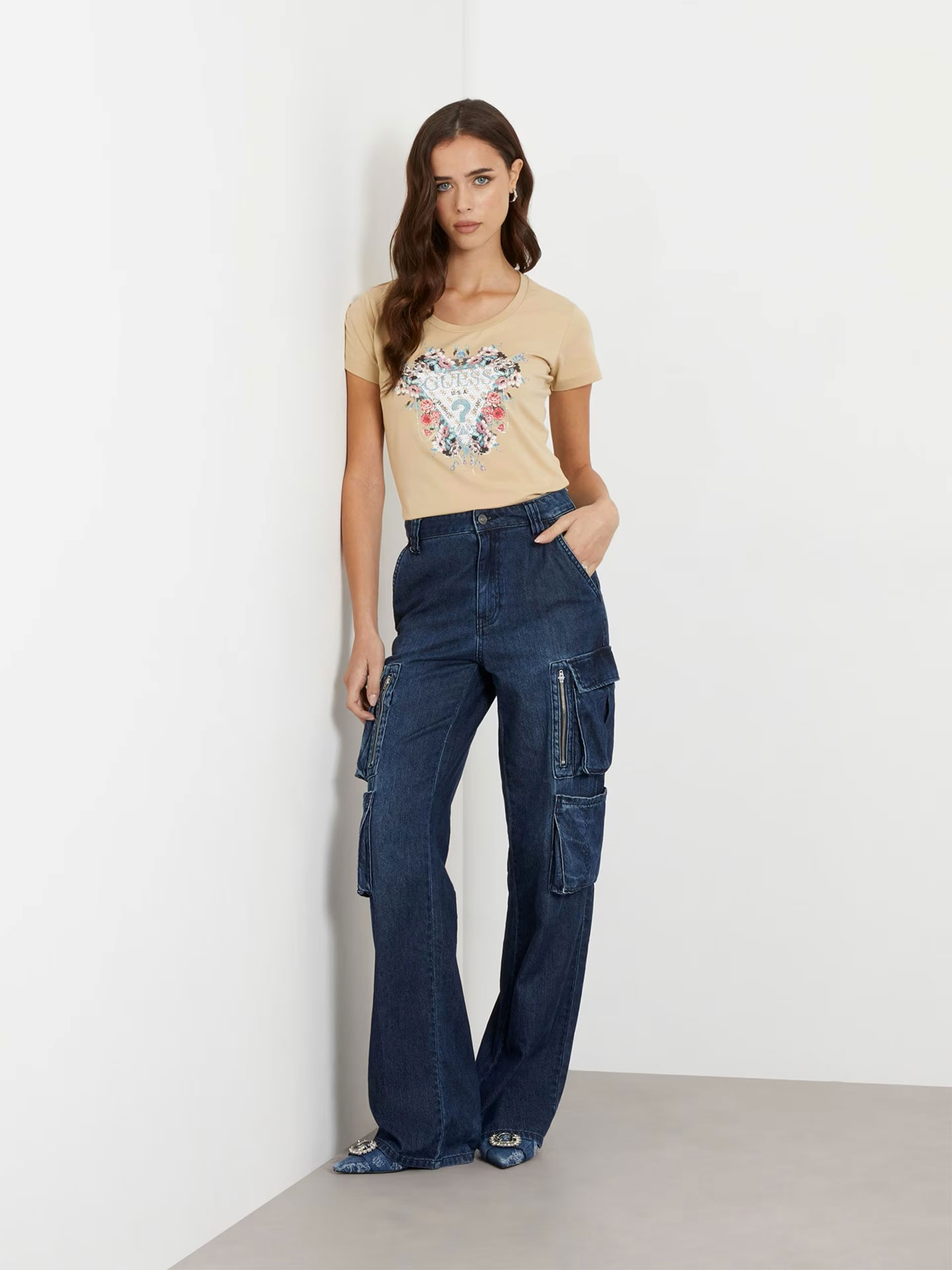 T-Shirt com Strass