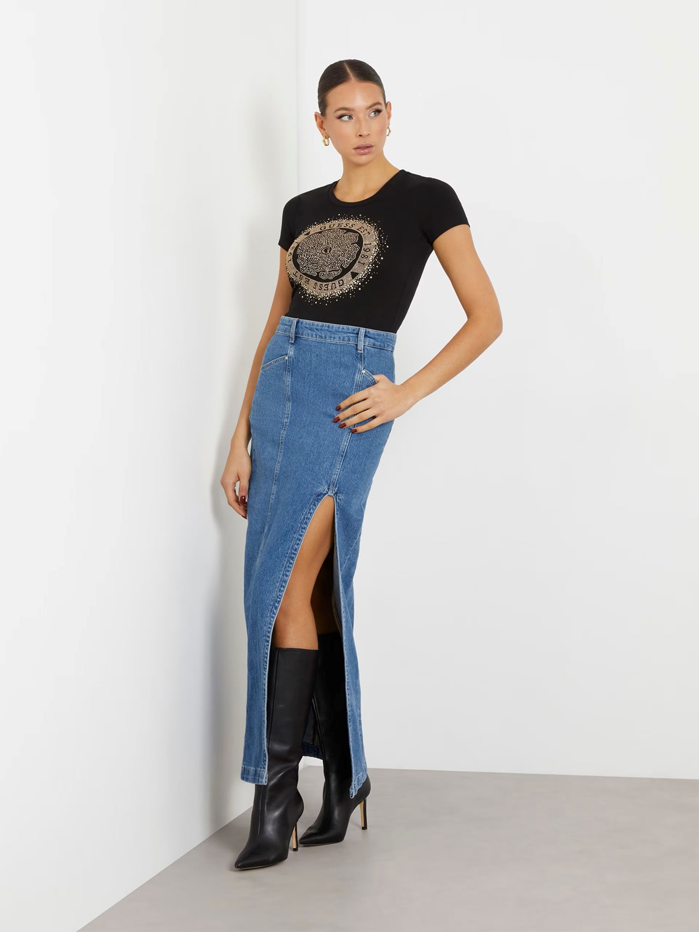 T-Shirt com Strass