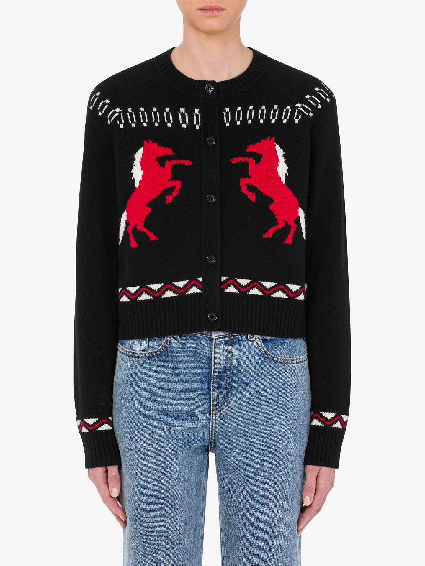 Cardigan com Padrão