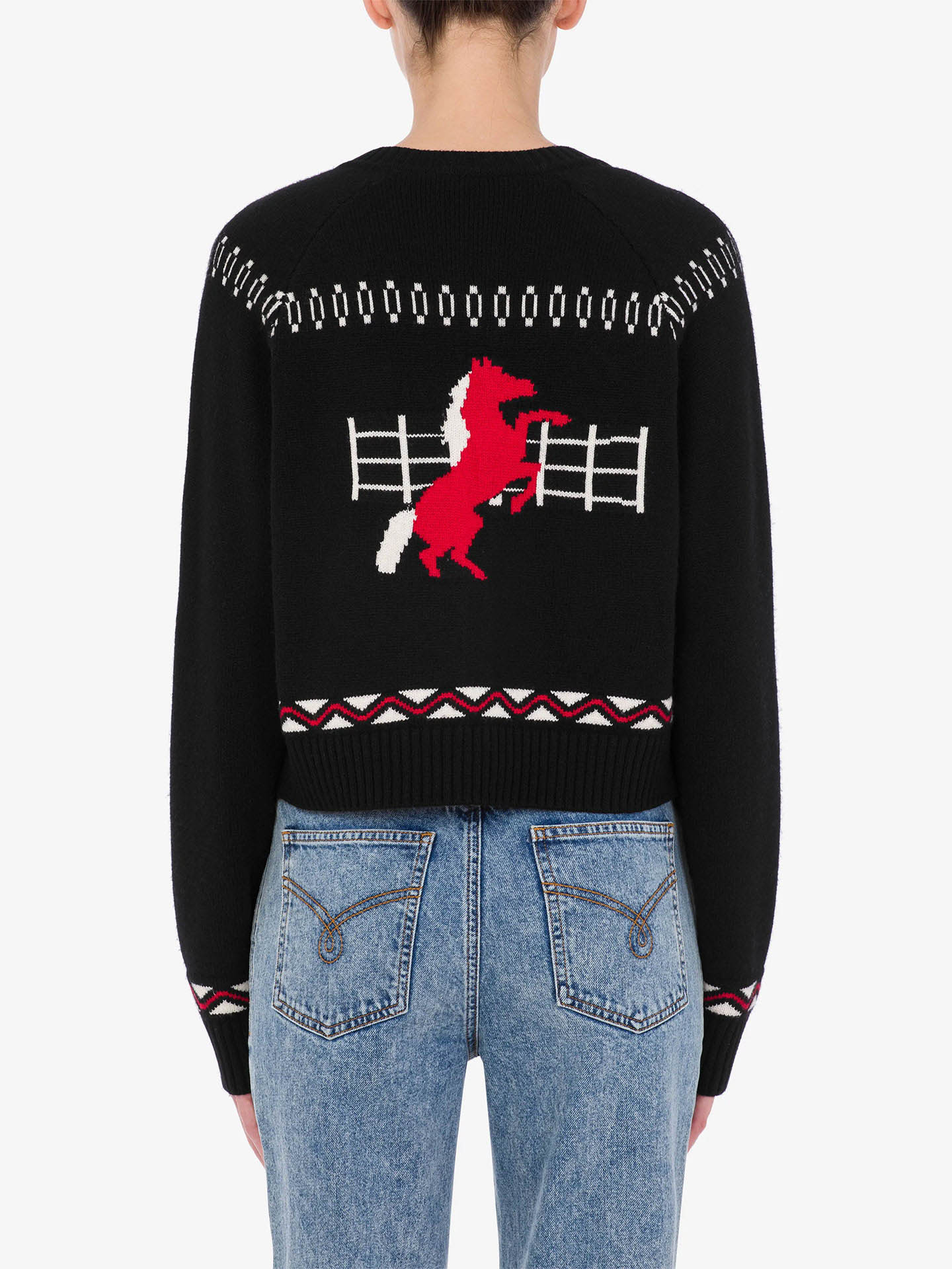 Cardigan com Padrão
