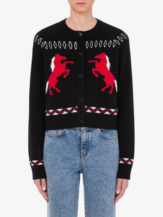 Cardigan com Padr�o