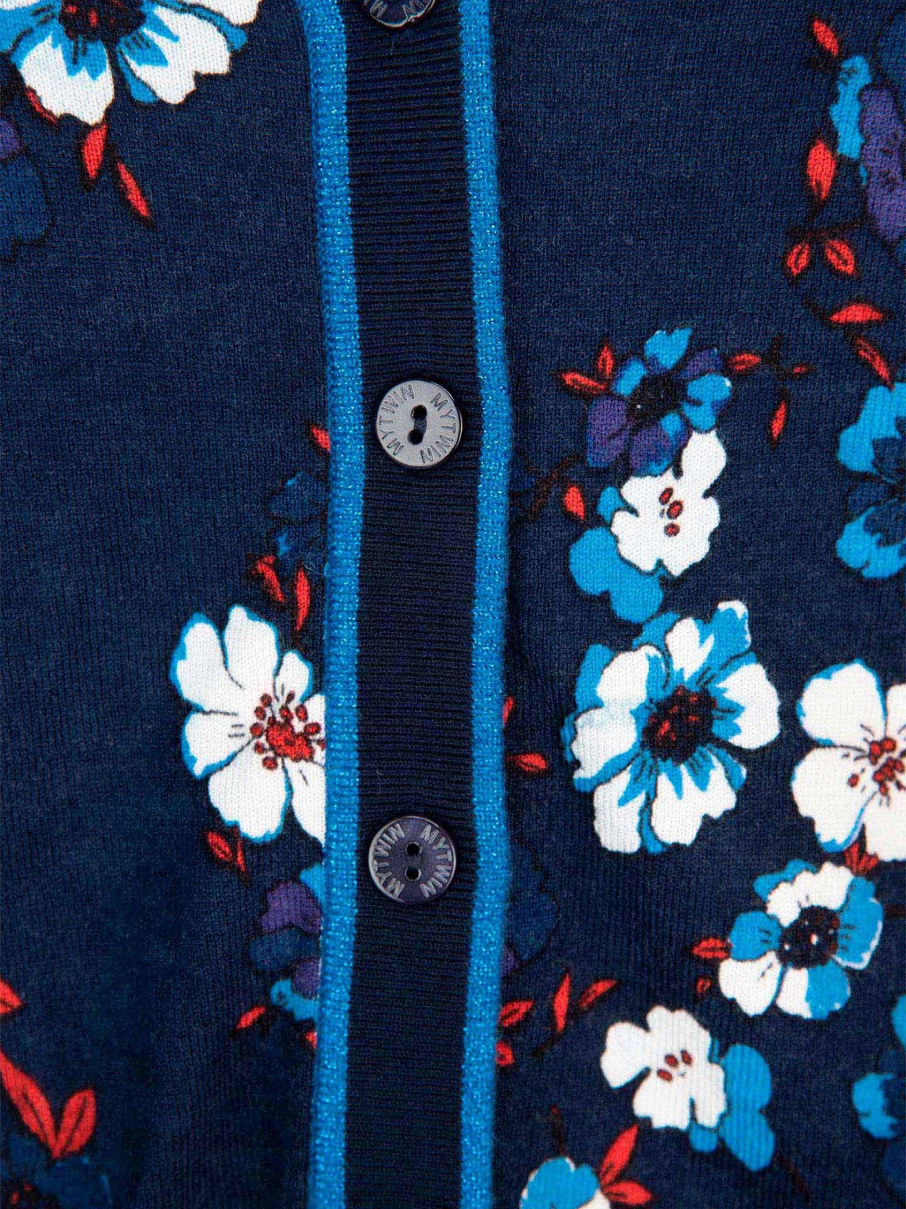 Casaco estampado floral