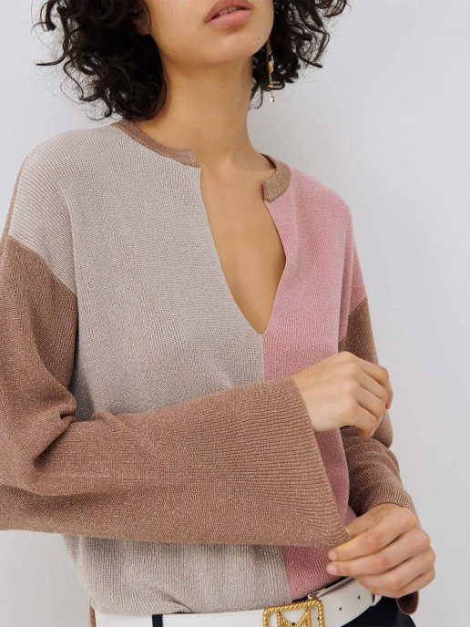 Camisola Color Block