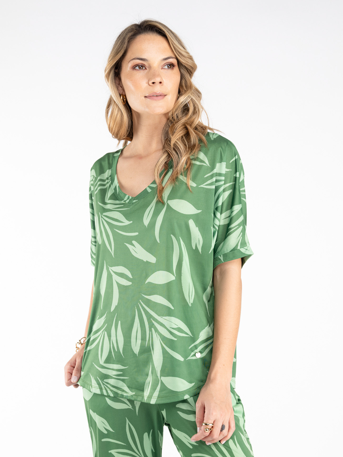 T-Shirt com Padrão