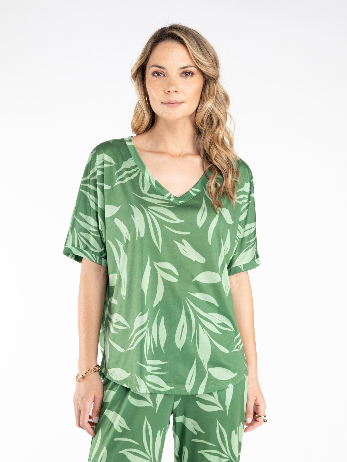 T-Shirt com Padrão