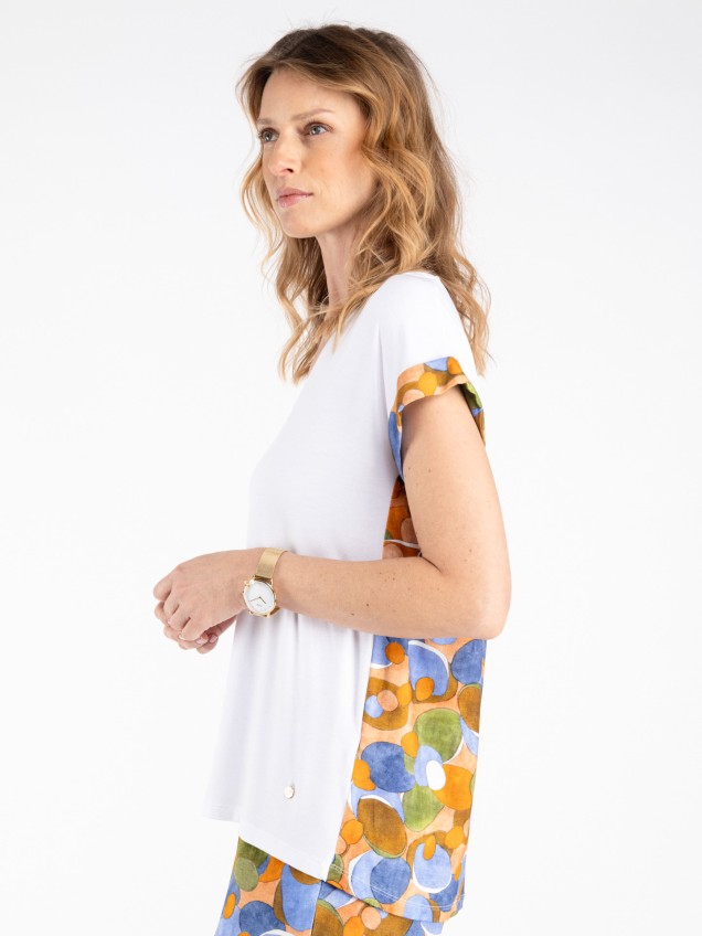 T-Shirt com Padrão