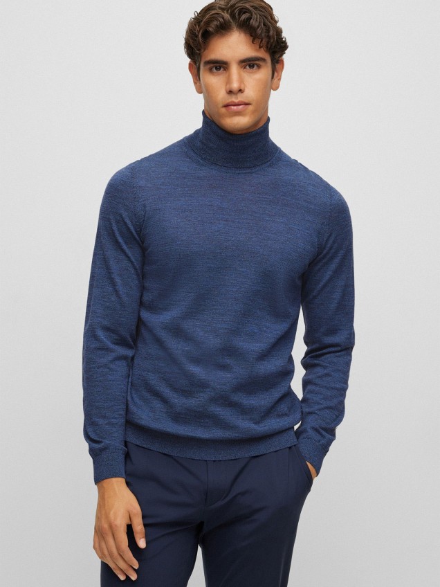 Camisola de Gola Alta Slim FIt