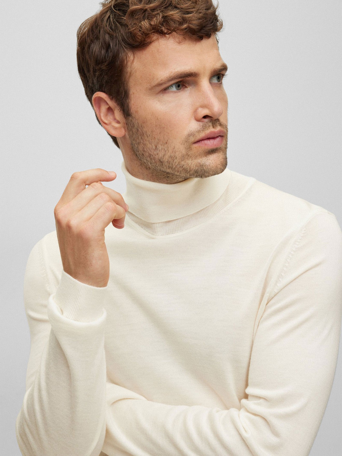 Camisola de Gola Alta Slim FIt