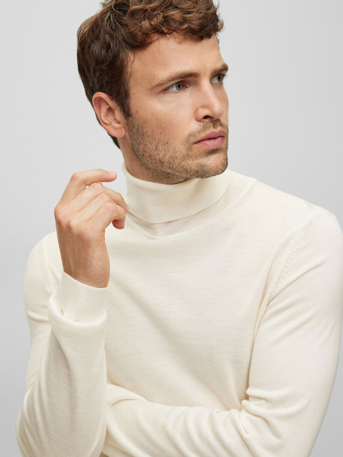 Camisola de Gola Alta Slim FIt