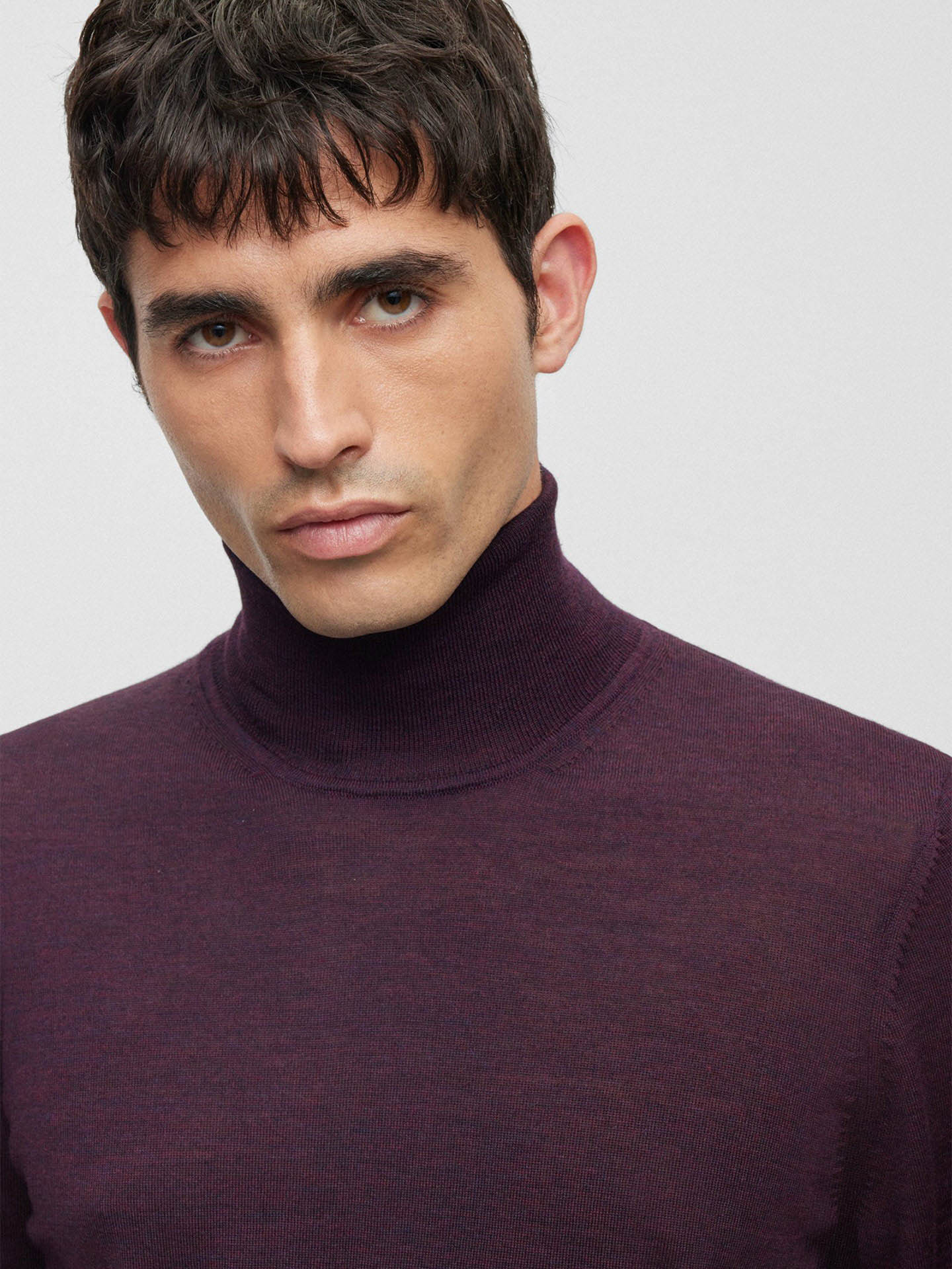 Camisola de Gola Alta Slim FIt