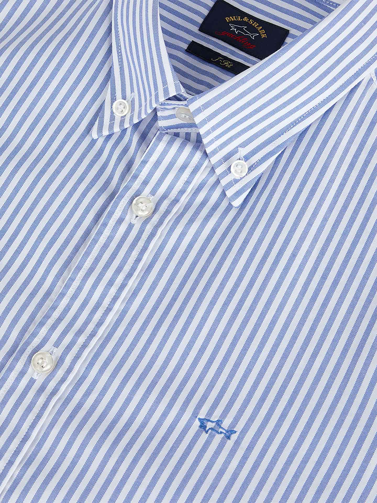 Camisa Oxford às Riscas