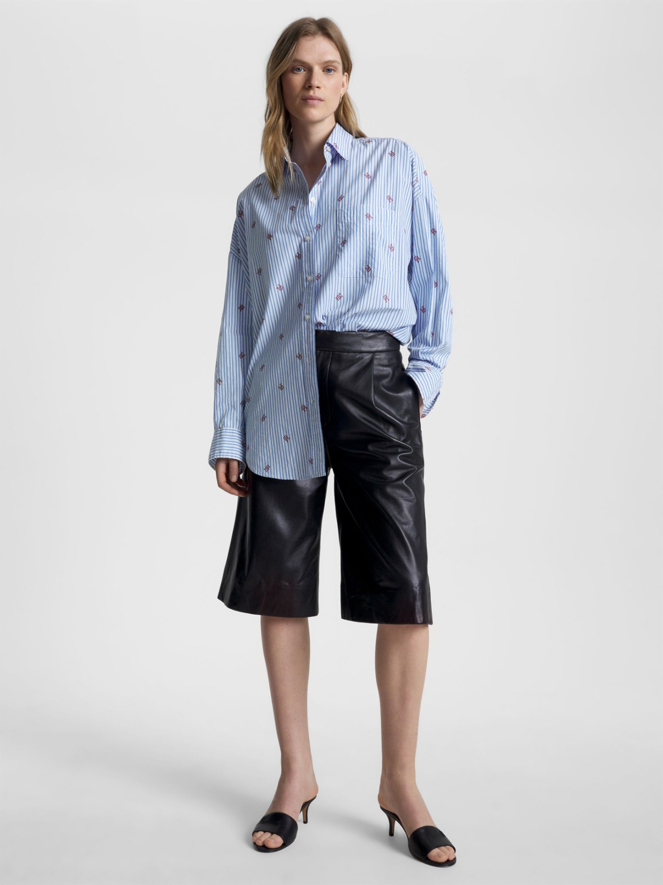 Camisa Oversized com Padr�o