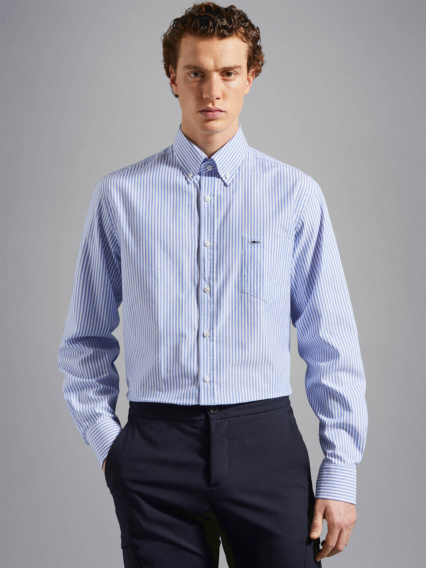 Camisa às Riscas