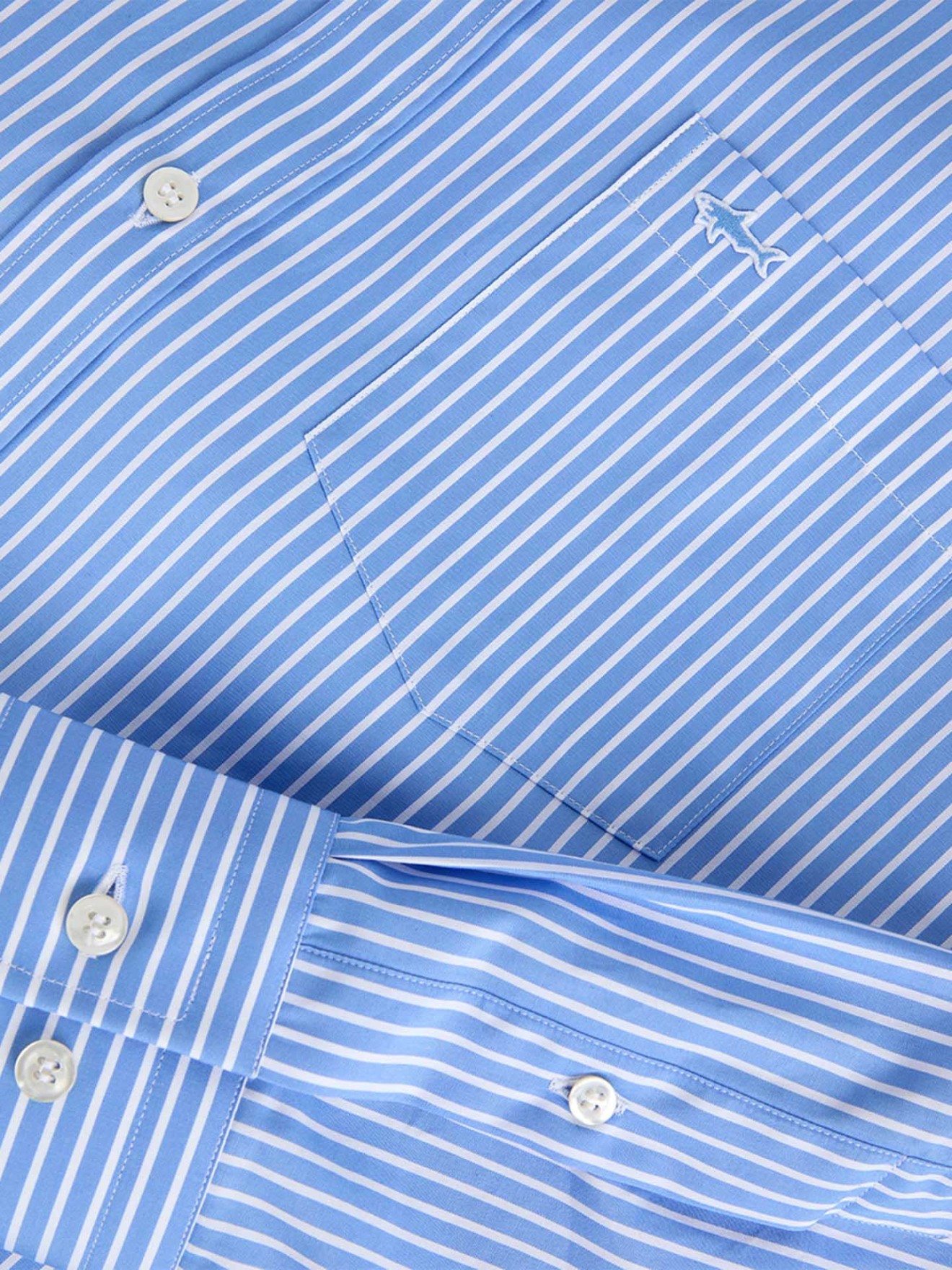 Camisa Desportiva às Riscas