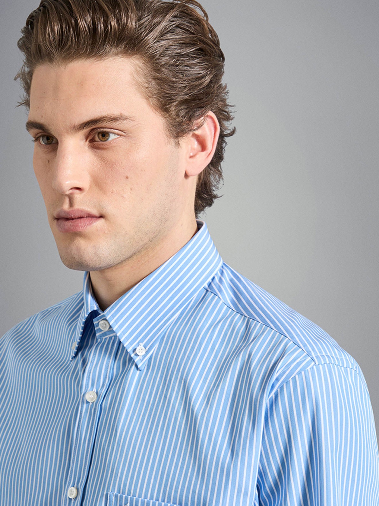 Camisa Desportiva às Riscas