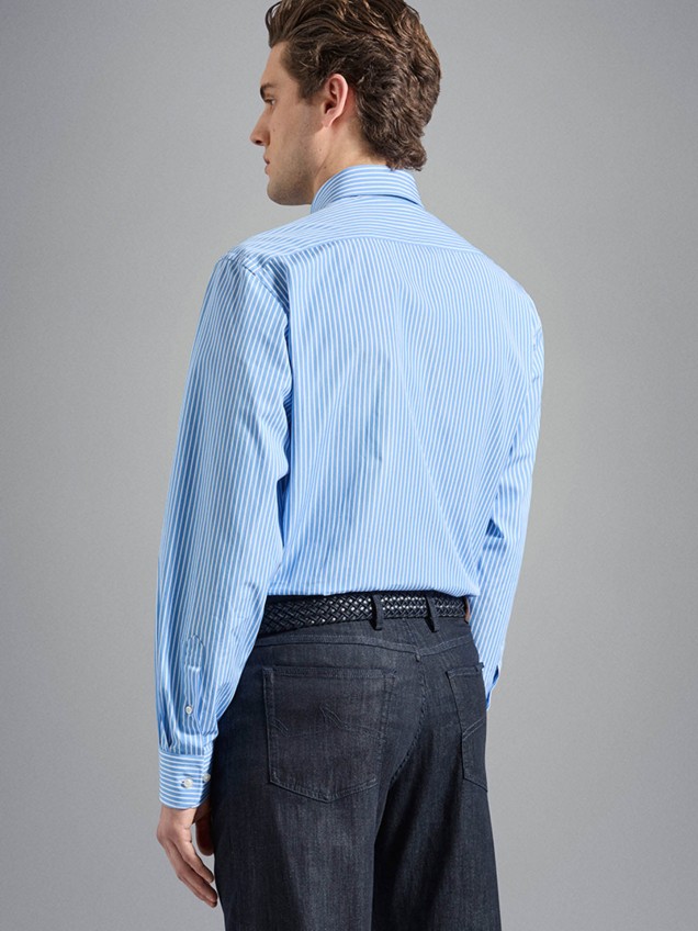Camisa Desportiva às Riscas
