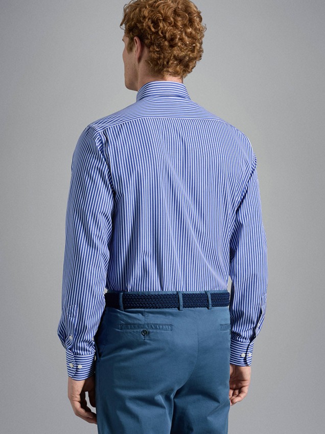 Camisa Desportiva às Riscas
