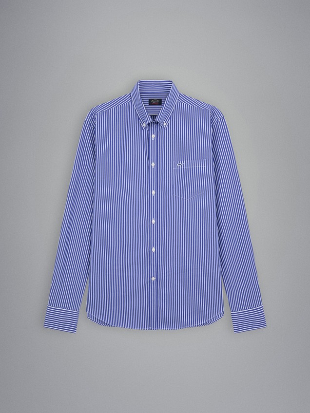 Camisa Desportiva às Riscas