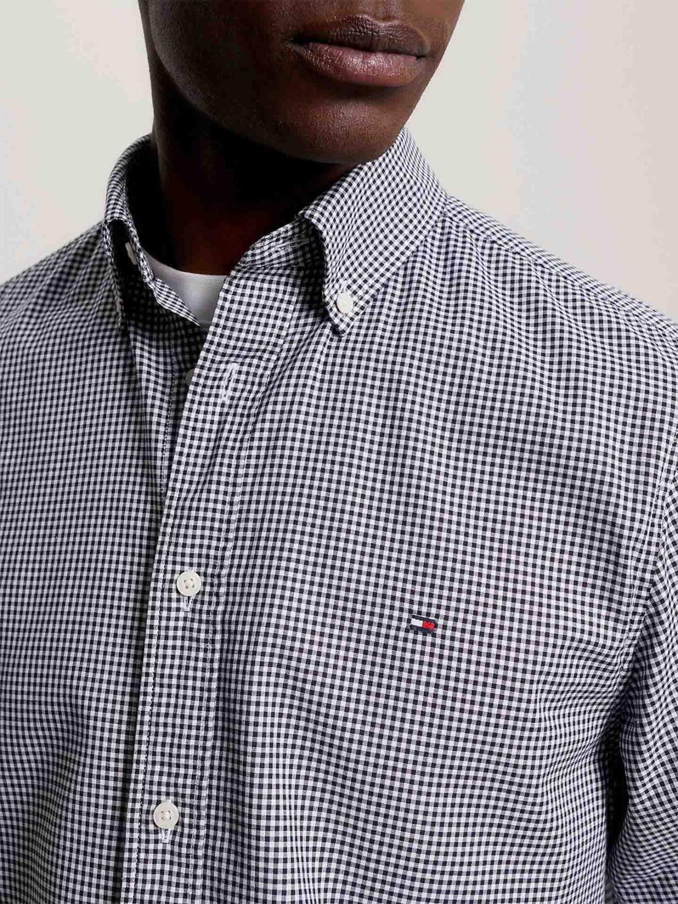 Camisa com Padr�o Regular Fit