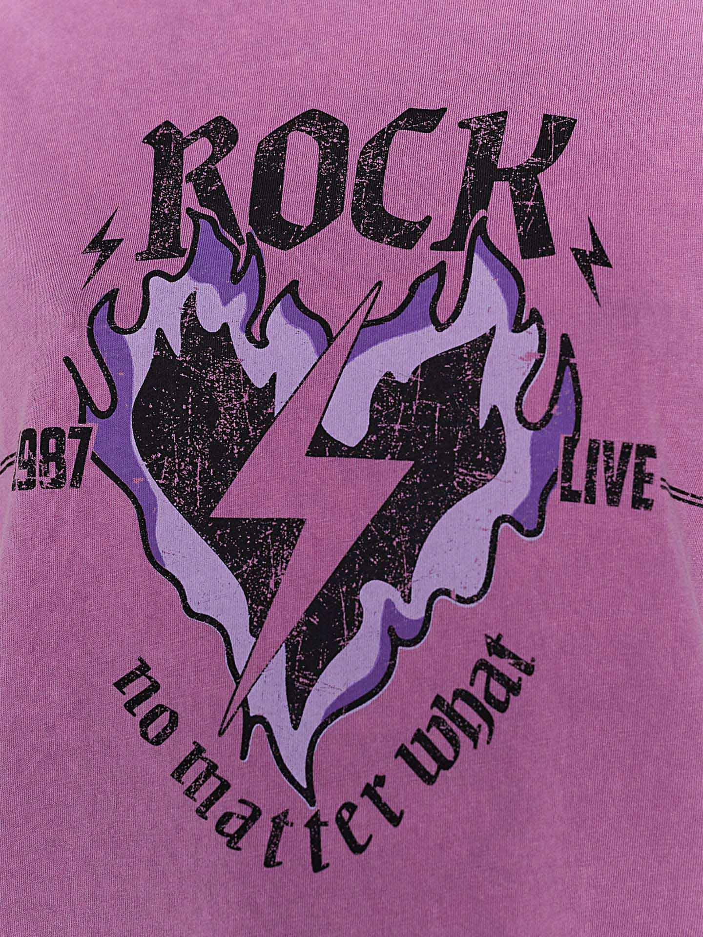 T-shirt Estampada de Algodão