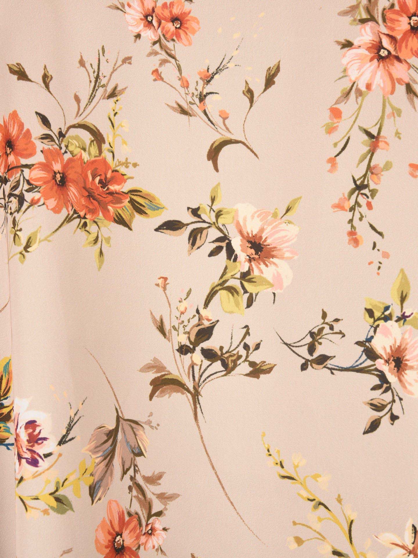Túnica com Padrão Floral