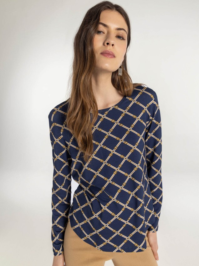 Blusa com Padrão