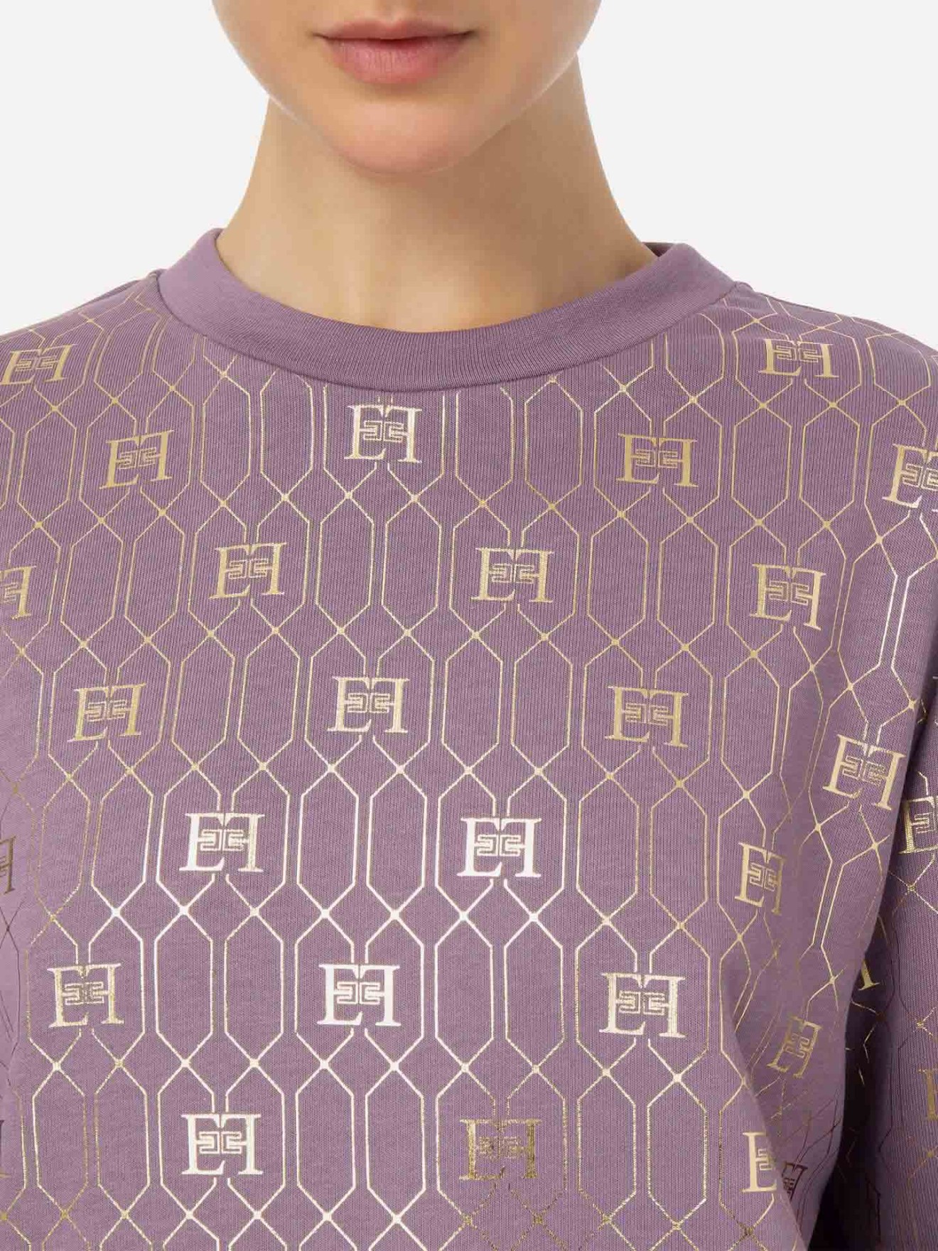 Sweatshirt com Padr�o