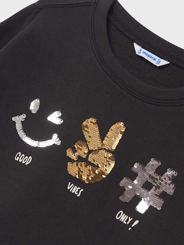 Fato de Treino com Lantejoulas