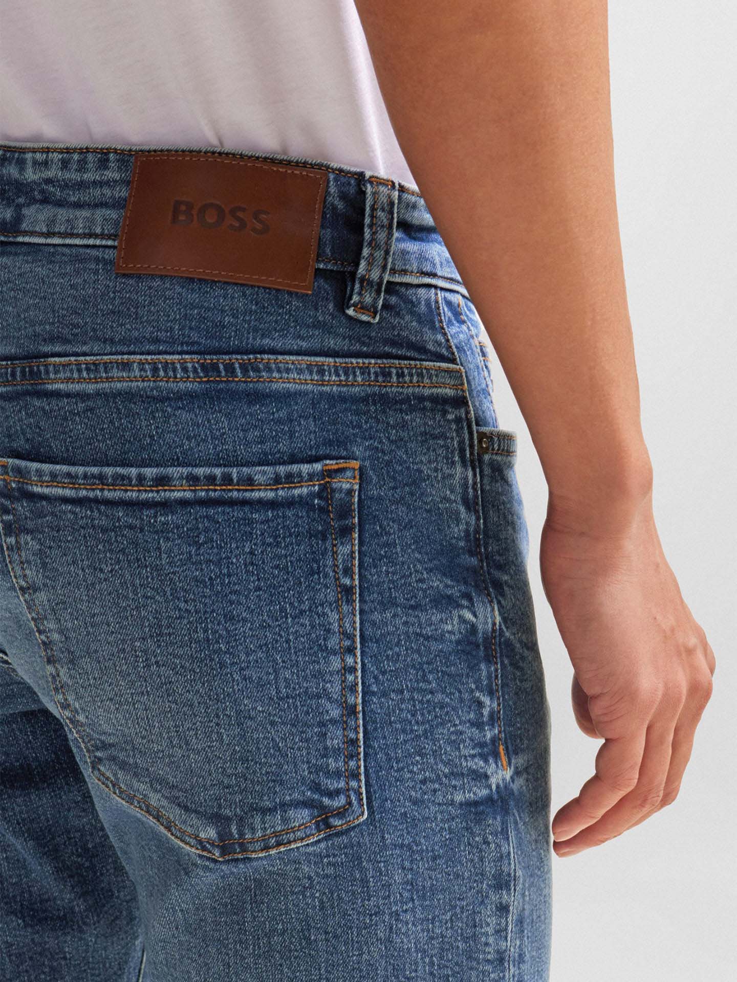 Calças de Ganga Slim Fit