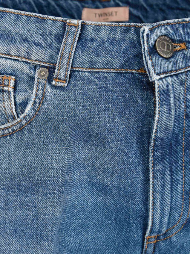 Calças de Ganga Slim Fit