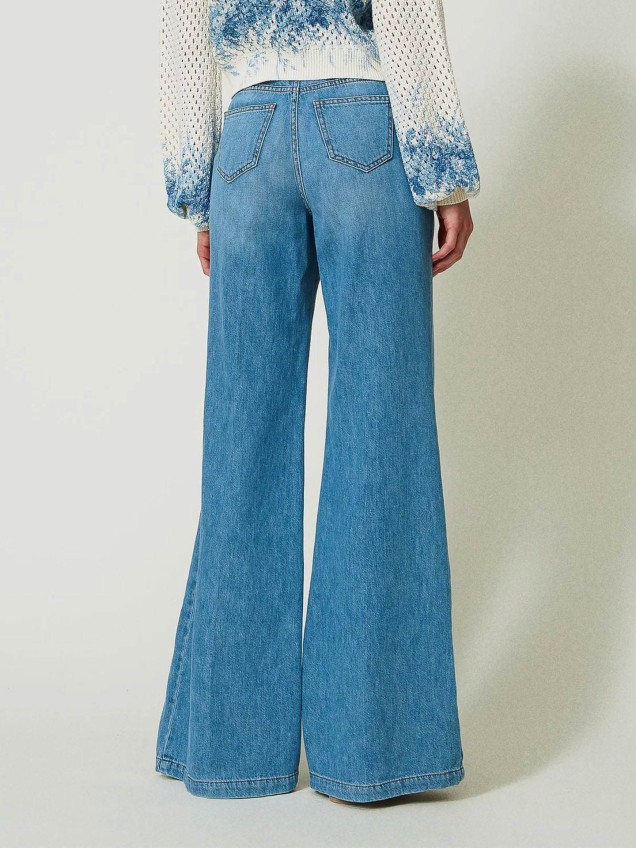 Calças de Ganga Flared Fit