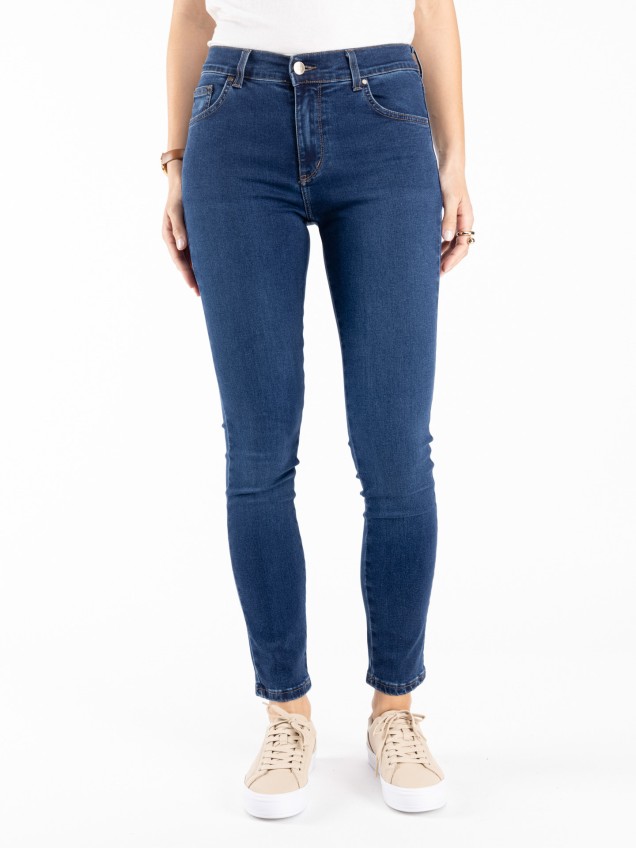 Calças de Ganga Skinny Fit