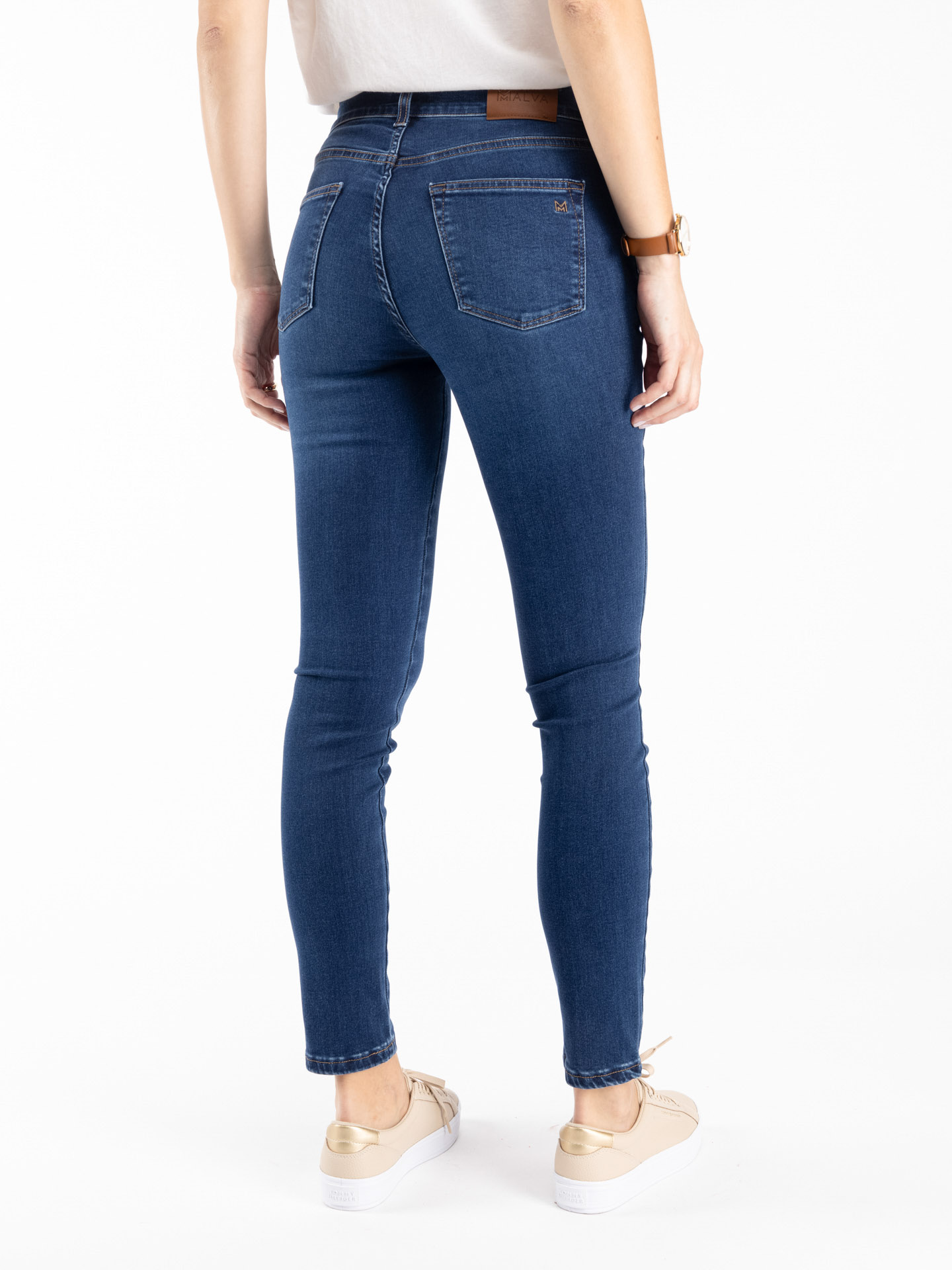 Calças de Ganga Skinny Fit