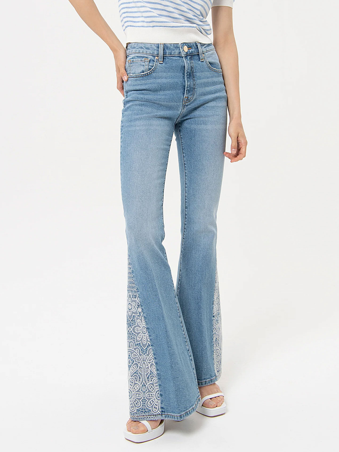 Calças de Ganga Bootcut