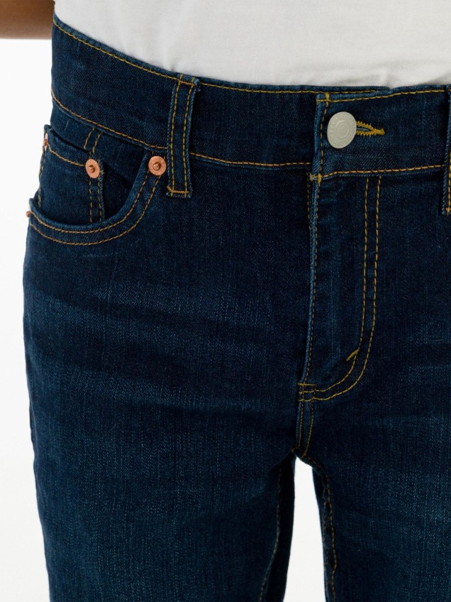 Calças de Ganga Slim Fit